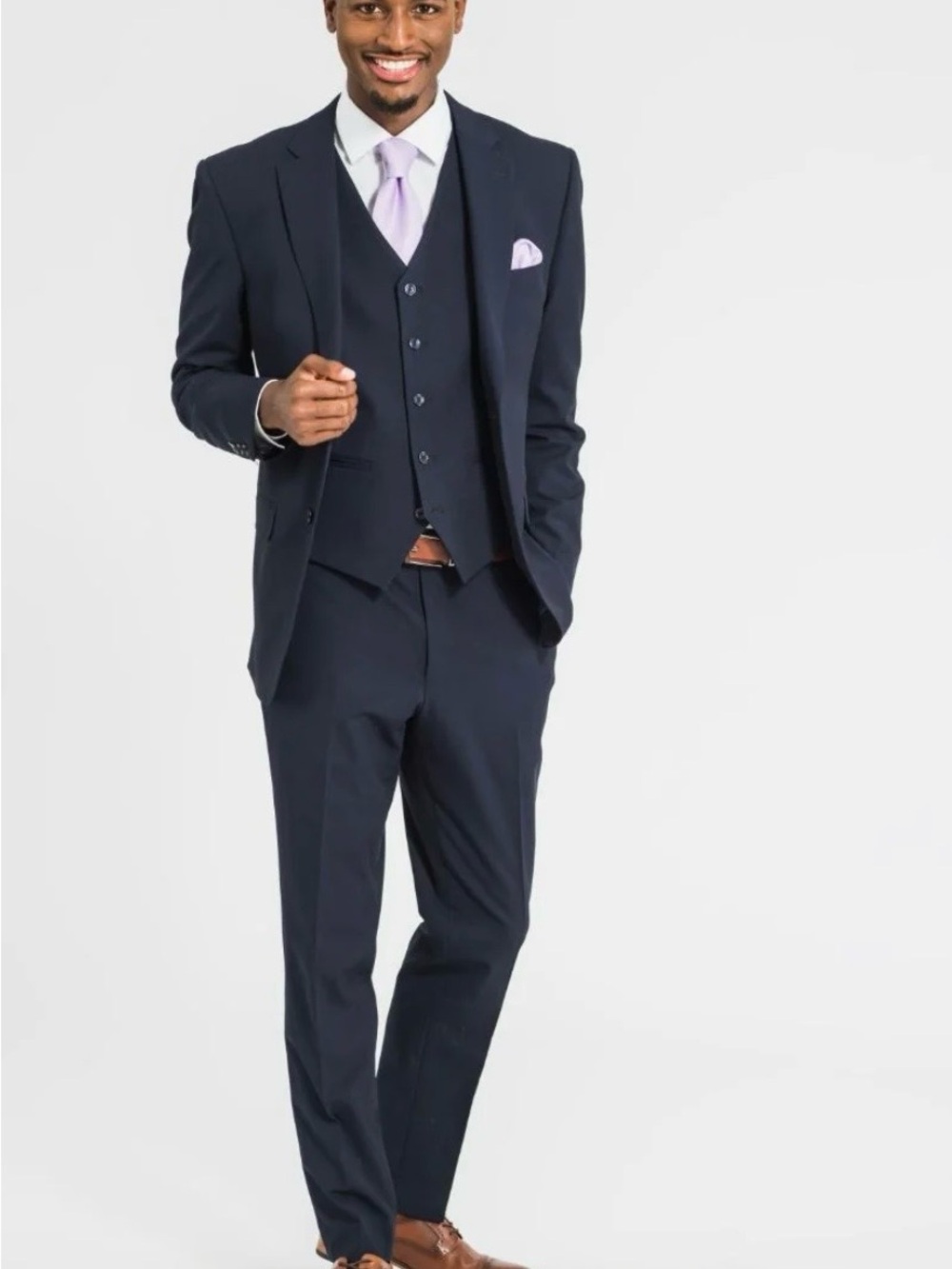 Grooms Club Navy Suit Pants